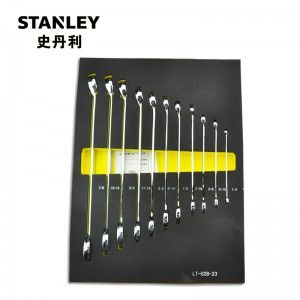 STANLEY/史丹利  11件套英制两用长扳手工具托  LT-028-23  扳手套装