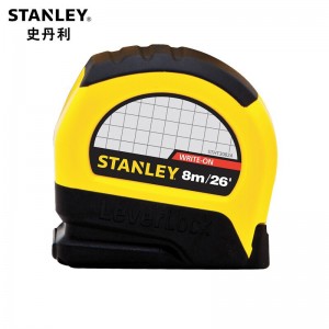 STANLEY/史丹利 LeverLock公英制卷尺8m/26' STHT30824-23 卷尺