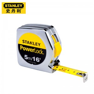 STANLEY/史丹利 POWERLOCK公英制卷尺5m STHT33158-8-23 卷尺