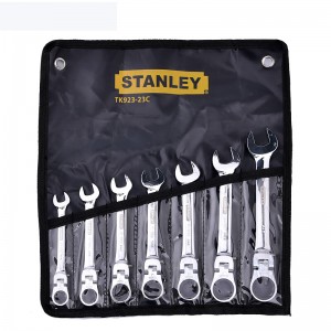 STANLEY/史丹利  7件公制活头棘开两用快扳套装  TK923-23C  扳手套装