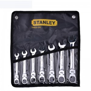 STANLEY/史丹利  7件公制活头棘开两用快扳套装  TK923-23C  扳手套装