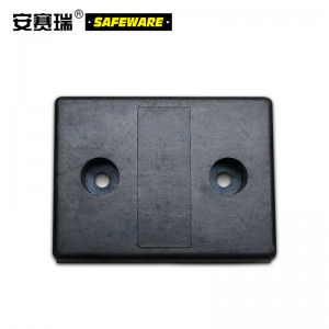 SAFEWARE 安赛瑞 橡胶防撞缓冲块 33×25×10cm 橡胶材质 黑色 含安装配件