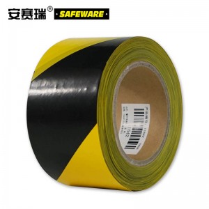 SAFEWARE 安赛瑞 警示隔离带（黄黑条纹）7cm×130m PE材质