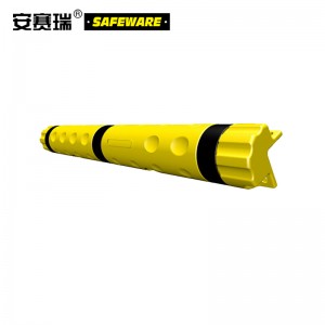 SAFEWARE 安赛瑞 塑料防撞护角 90×10×10cm 黄色 配3条魔术搭扣