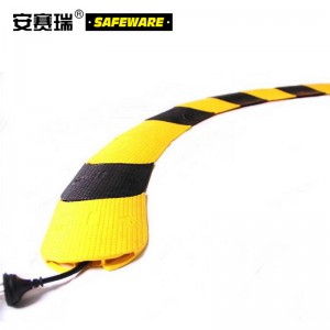 SAFEWARE 安赛瑞 可变形线缆保护带 100×15×2.5cm ABS材质 黄/黑 每条由8个部件组成