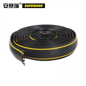 SAFEWARE 安赛瑞 线缆保护带(5孔）6.4×900cm PVC材质 黄/黑