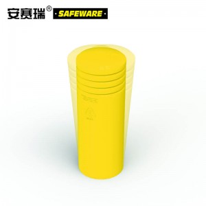 SAFEWARE 安赛瑞 弹性滚动卸力防撞柱 Φ176mm×H0.5m 外壳聚乙烯材料 钢质内芯