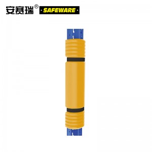 SAFEWARE 安赛瑞 弹性吸能货架防撞器（8.5cm） 125×105×500mm 聚乙烯材料