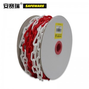 SAFEWARE 安赛瑞 塑料隔离链条（红/白）长度25m 塑料材质