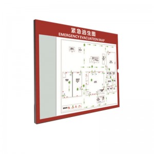 SAFEWARE 安赛瑞 紧急逃生图框架 495×445mm 亚克力材质