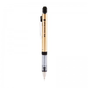 晨光(M&G)文具0.5mm金色专业绘图自动铅笔 低重心活动铅笔 学生防断芯绘画笔 单支装AMPH5301