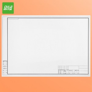 递乐  加厚A2工程绘图纸建筑设计学生机械制图纸有框空白绘图白纸 6521  A2有框绘图纸(10张)