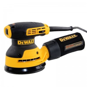 得伟 DEWALT  砂磨机125mm调速电动砂纸机偏心手持式抛光机  膩子家具墙面抛光圆盘打磨机    DWE6423-A9