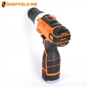 钢盾 SHEFFIELD  S700102 16V双速无刷锂电钻