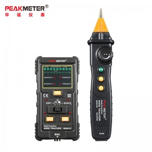 华谊(PEAKMETER)MS6816多功能网络寻线仪抗干扰带电网线电话线断点测线查线器