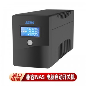 雷迪司（LADIS） H1000M后备式UPS不间断电源兼容NAS电脑开关机1000VA 600W稳压可带2台电脑单机延时30分钟